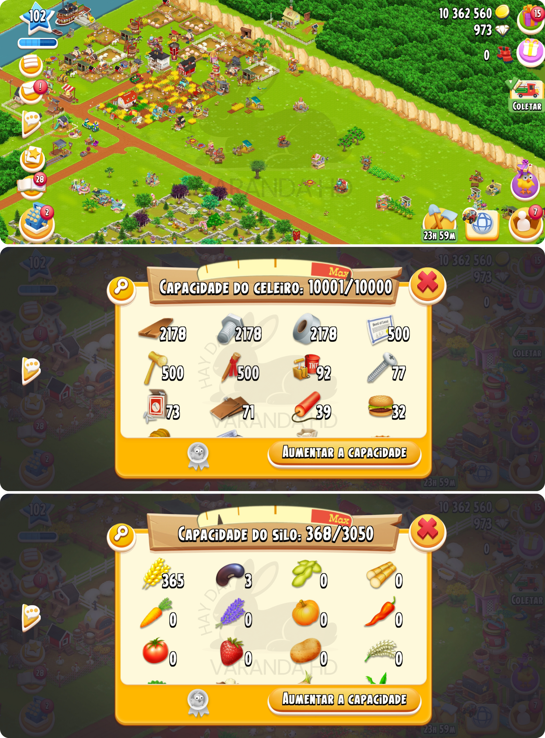 Imagem ilustrativa de Fazenda Bot — Nível 100+ — Celeiro 10K