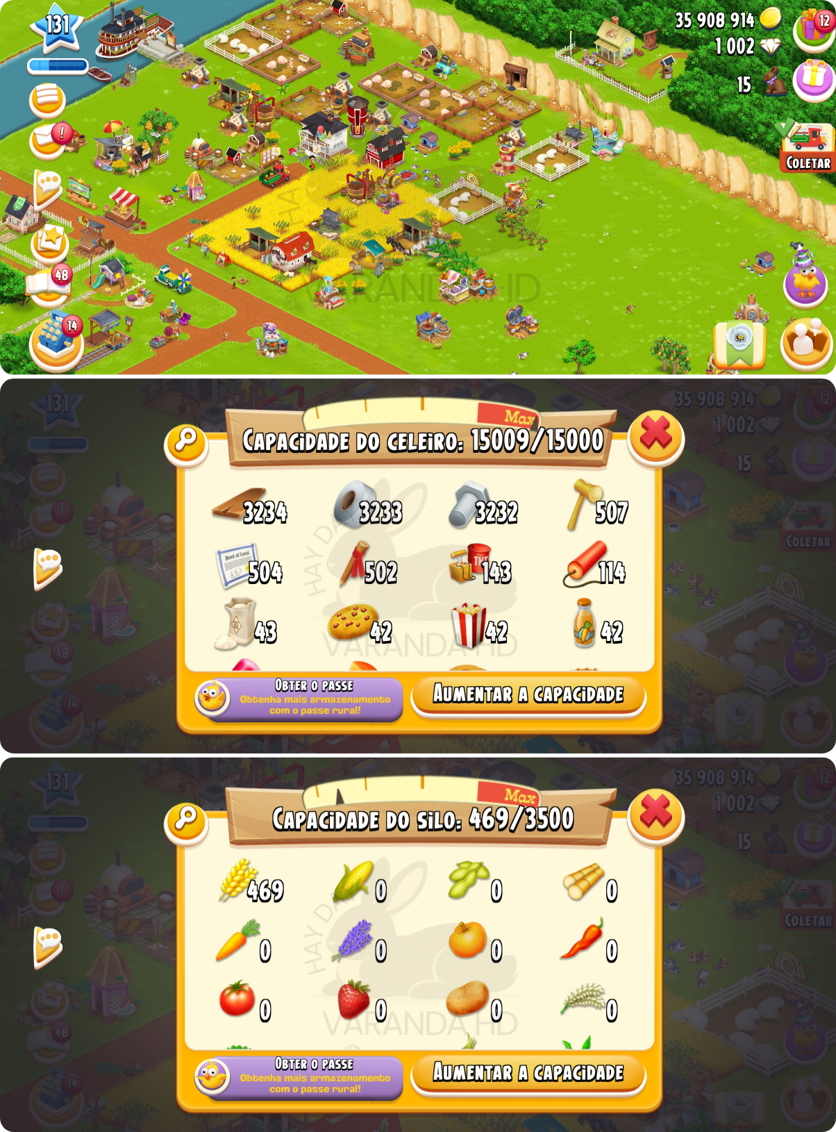 Imagem ilustrativa de Fazenda Bot — Nível 130+ — Celeiro 15K