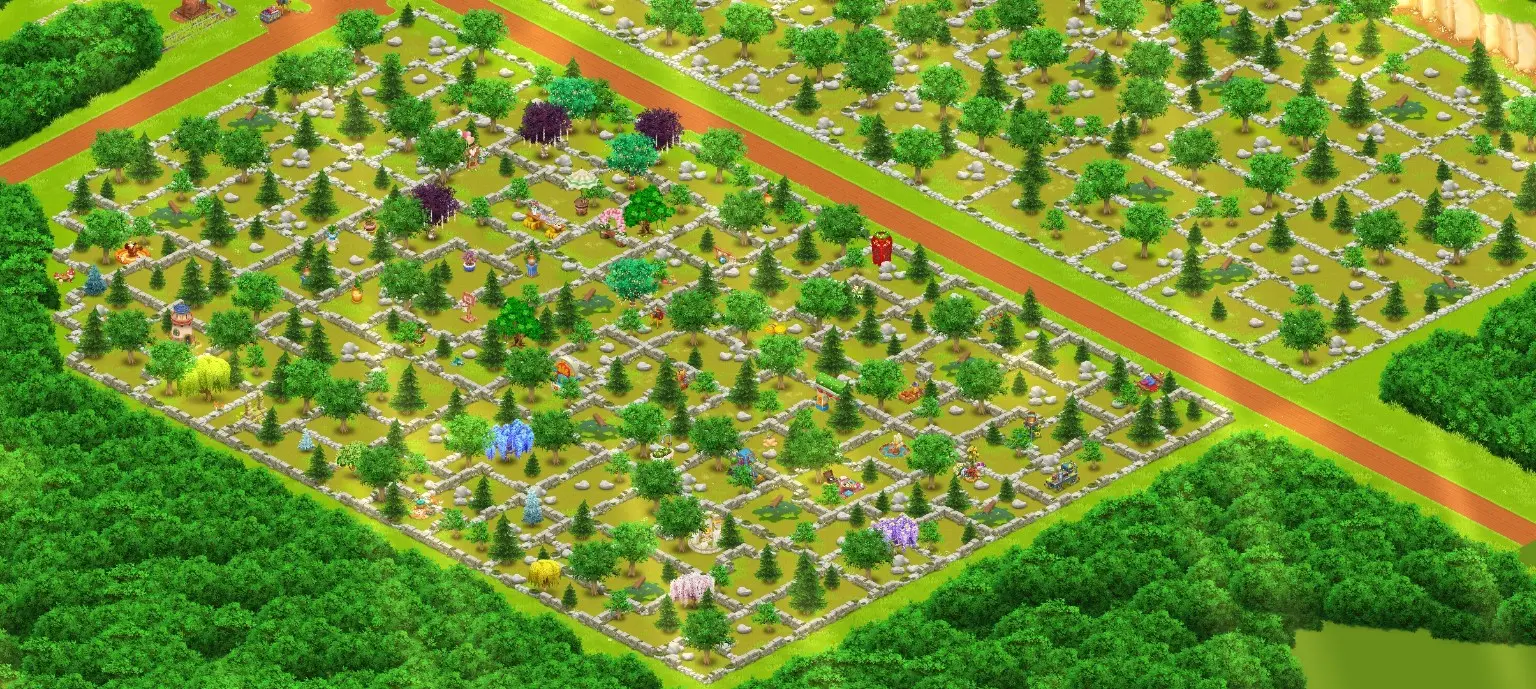 Mapa inferior das áreas de expansão da fazenda.